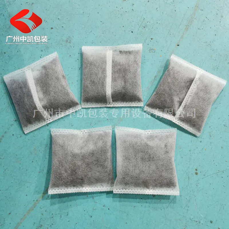 茶叶无纺布包装机打样效果
